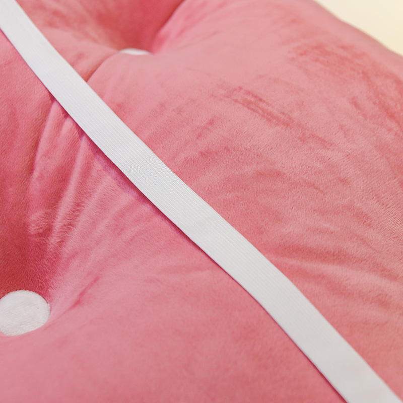 欧式床头靠垫毛绒床上靠枕双人大靠背榻榻米软包可拆洗花边大抱枕