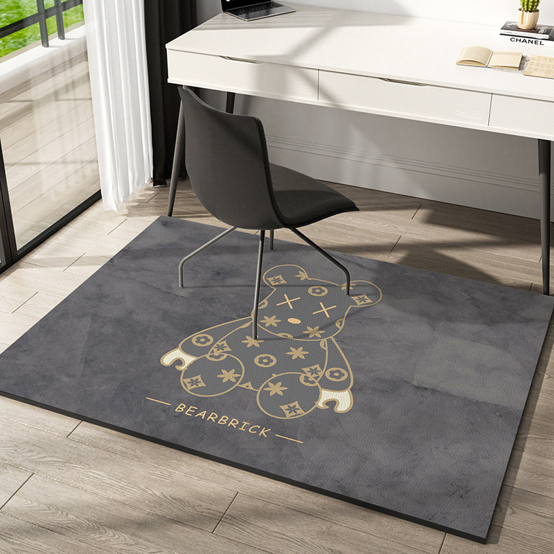 隔音地毯书房学习办公桌下电脑A电竞转椅防滑地垫卧室长方形脚垫