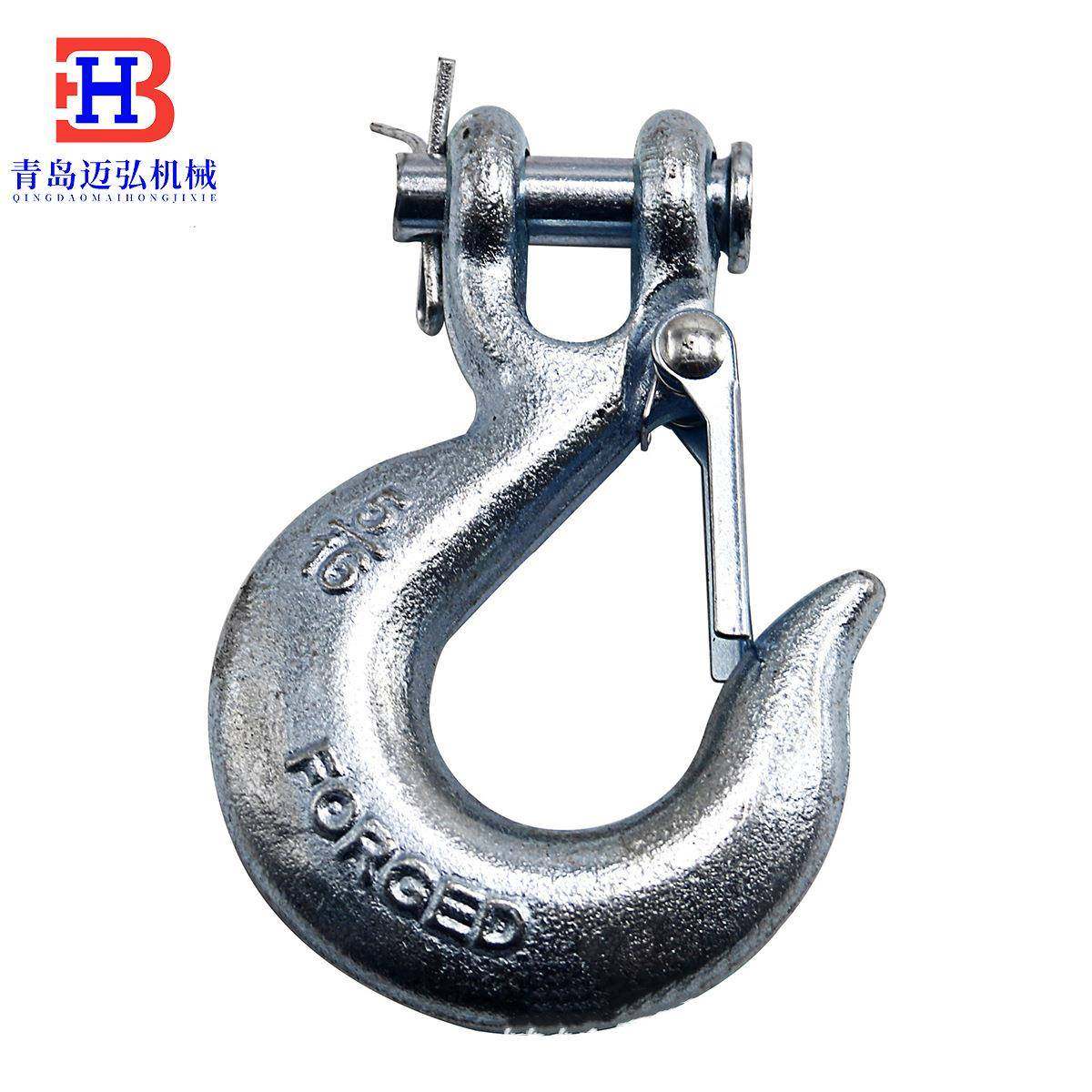 工厂供应美式羊角滑钩 碳钢43级拖车钩模锻镀锌羊角滑钩,基础建材,钢丝绳,淘宝优惠券,粉丝福利购,淘宝优惠卷
