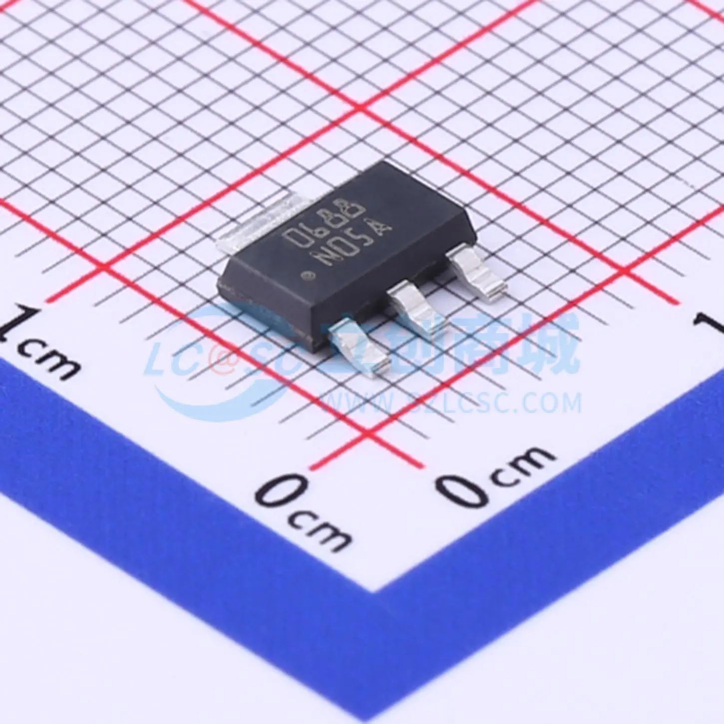 线性稳压器(LDO) LM1117MPX-3.3/NOPB SOT-223-4 3.3V 800mA图片