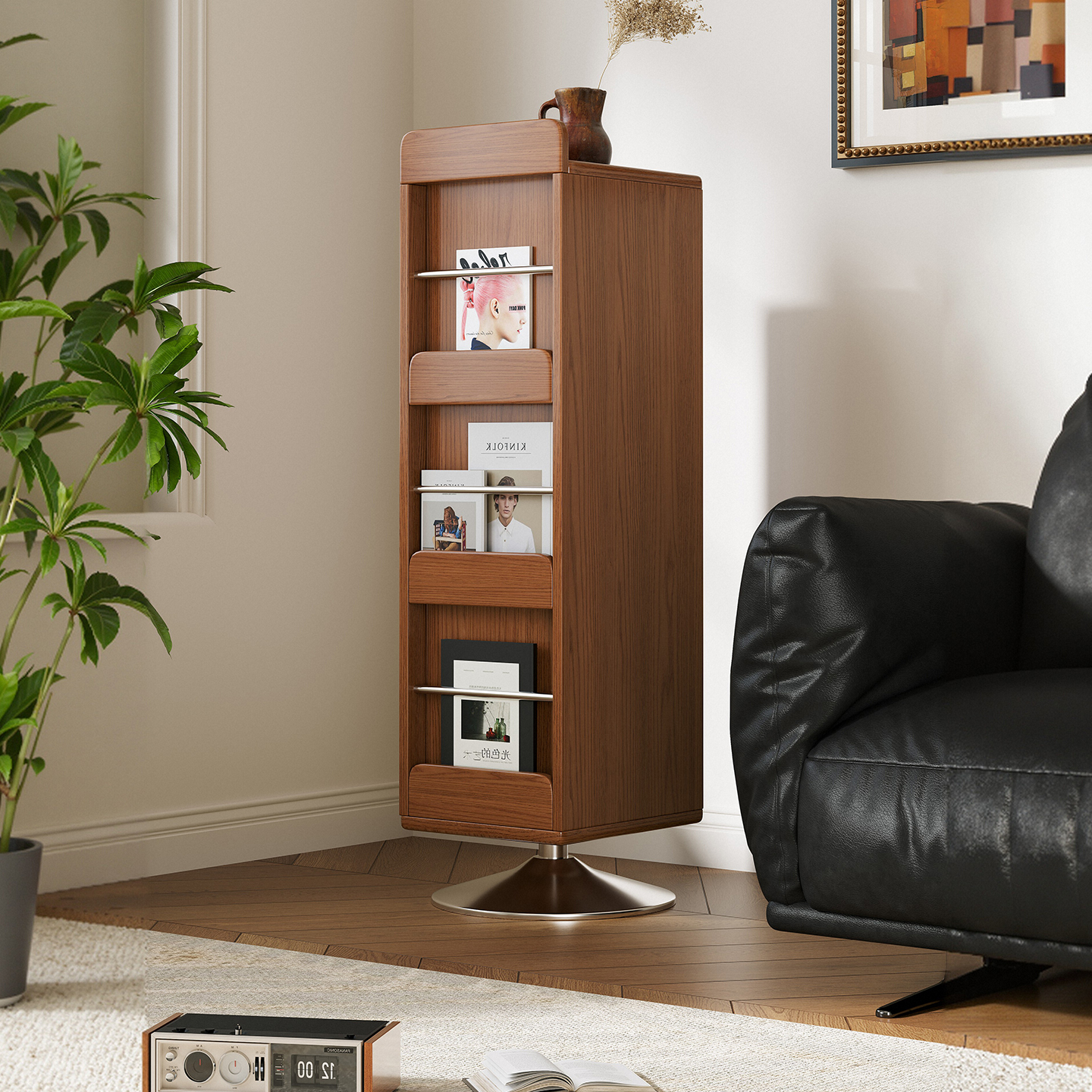 2025新款书报柜收纳展示立柜