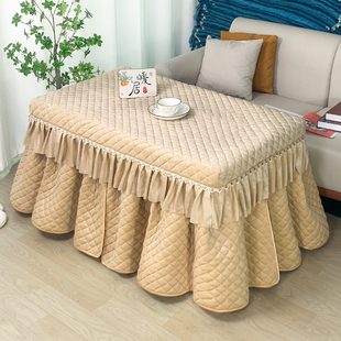 链各种桌布火保暖加厚罩子款 专电炉长方形拍定制接 烤罩式 茶几桌