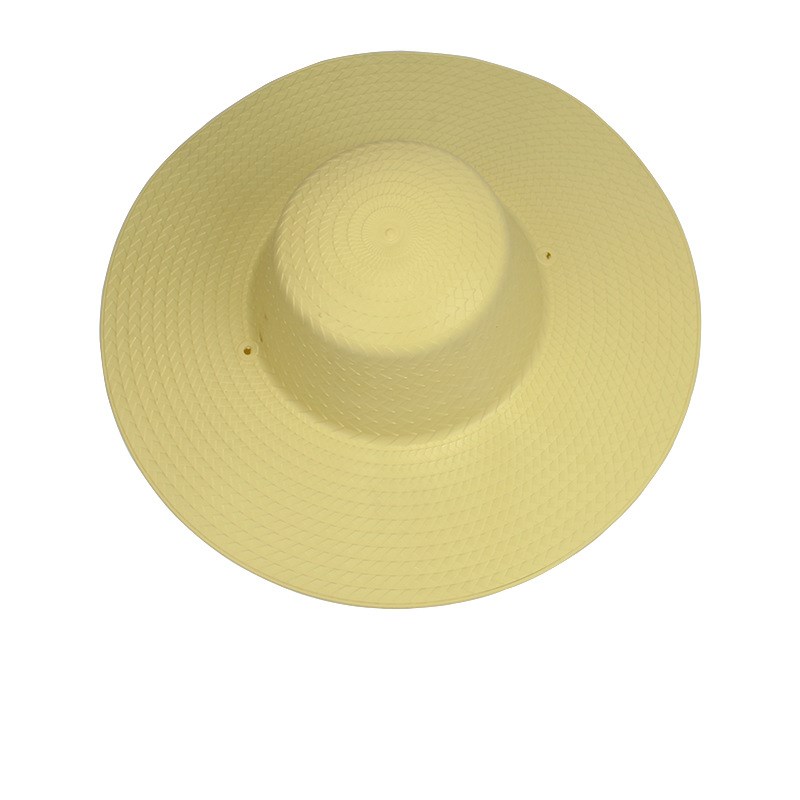 塑料雨帽斗笠h帽遮雨伞帽大斗篷防暴雨农民钓鱼伞采茶帽子防风遮