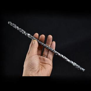 龙泉一体扭转纹实心金箍棒把玩创意摆件收藏送礼齐天大圣定海神针