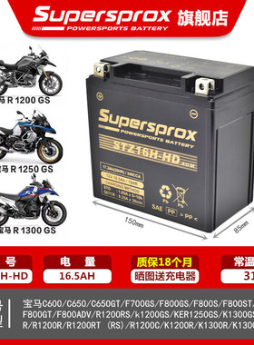 BMW电瓶宝马F700/F800/F900/R1200GS水鸟拿铁R1250GS/F750GS电池