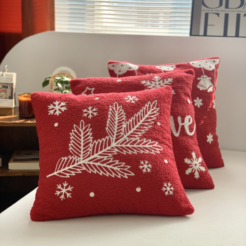 圣诞抱枕套高级靠垫圣诞节日礼物