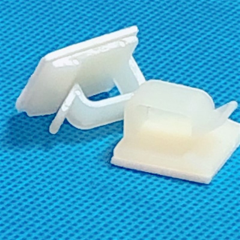 电线固定夹理线器粘式排线座 黑/白线扣卡子WCL-7(100只)