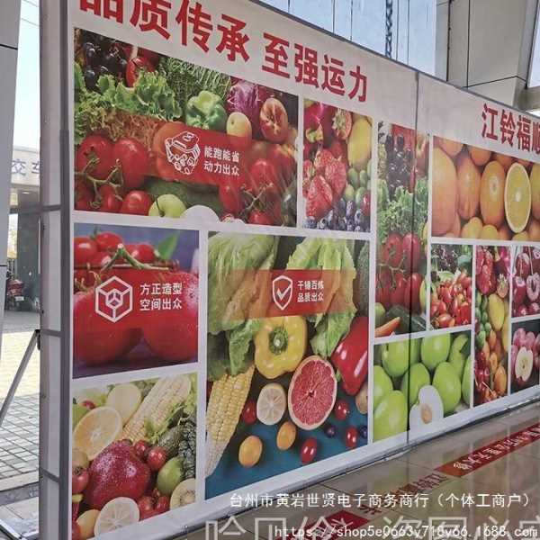 防风简易背景架户外广告伸缩杆支撑架喷绘布婚庆道具舞台桁架快装