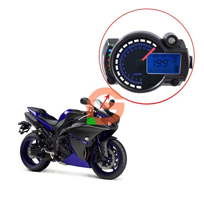 厂家供应防水液晶里程表 摩托车码表 转速表 仪表