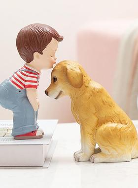 创意玄关桌面装饰品摆件卧室儿童房温馨家庭可爱摆设男孩生日礼物