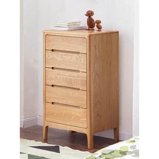 全实木厂家直销五斗橱纯北美红橡木五斗橱卧室五斗橱六十七五斗橱