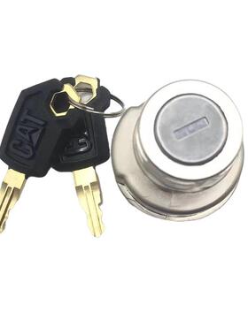 挖掘机配件卡特E312 320B/C/D启动点火开关CAT四线电门锁钥匙开关