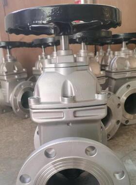 不锈钢软密封闸阀304法兰暗杆弹性座封Z45X-16P自来水泵消防DN100