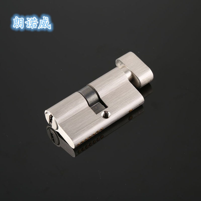 铝门全铜锁芯60mm铝合金门锁芯无框门锁芯长玻璃门地锁芯大门锁芯