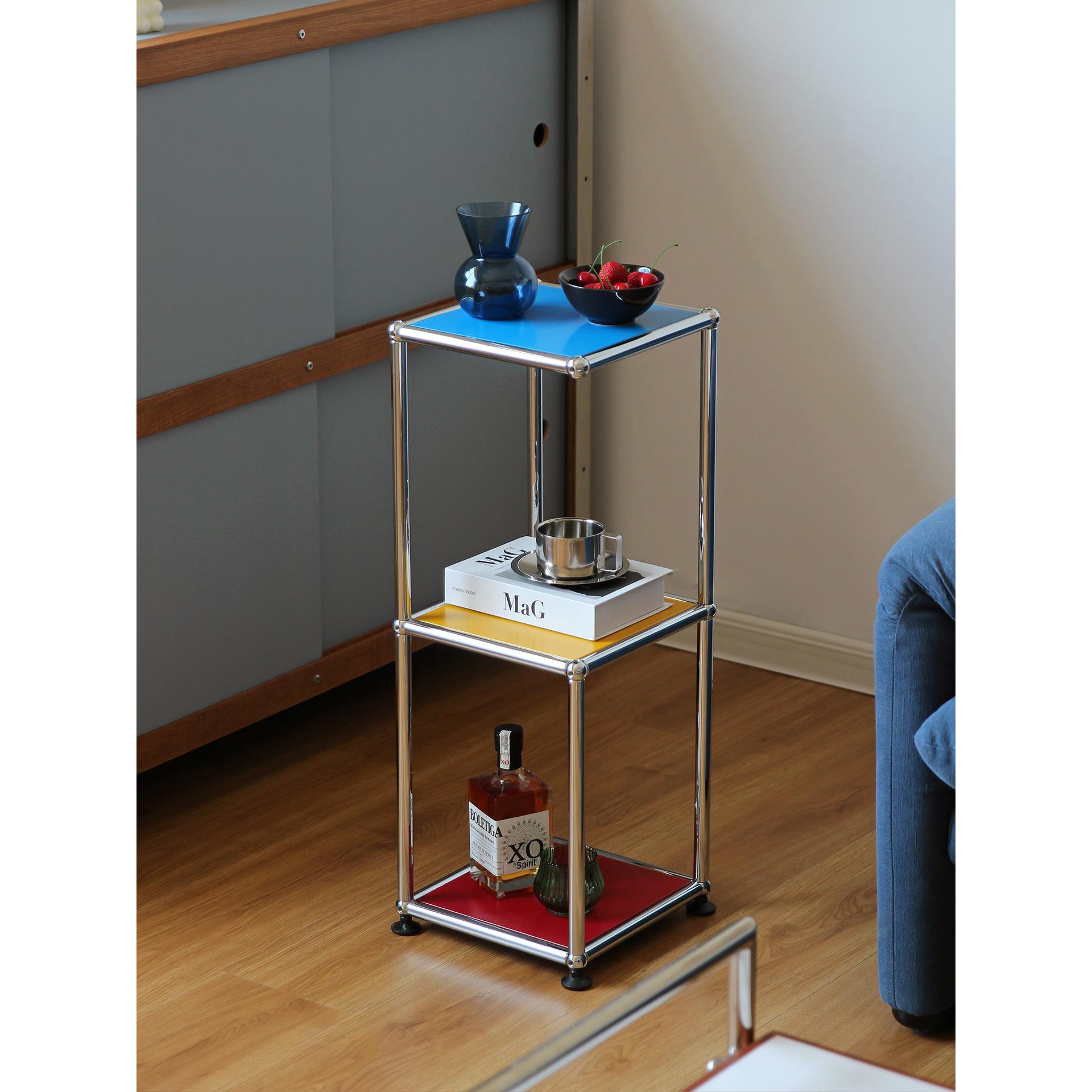 『号角屋 USM小边几』中古模块不锈钢现代简约置物客厅沙发边几