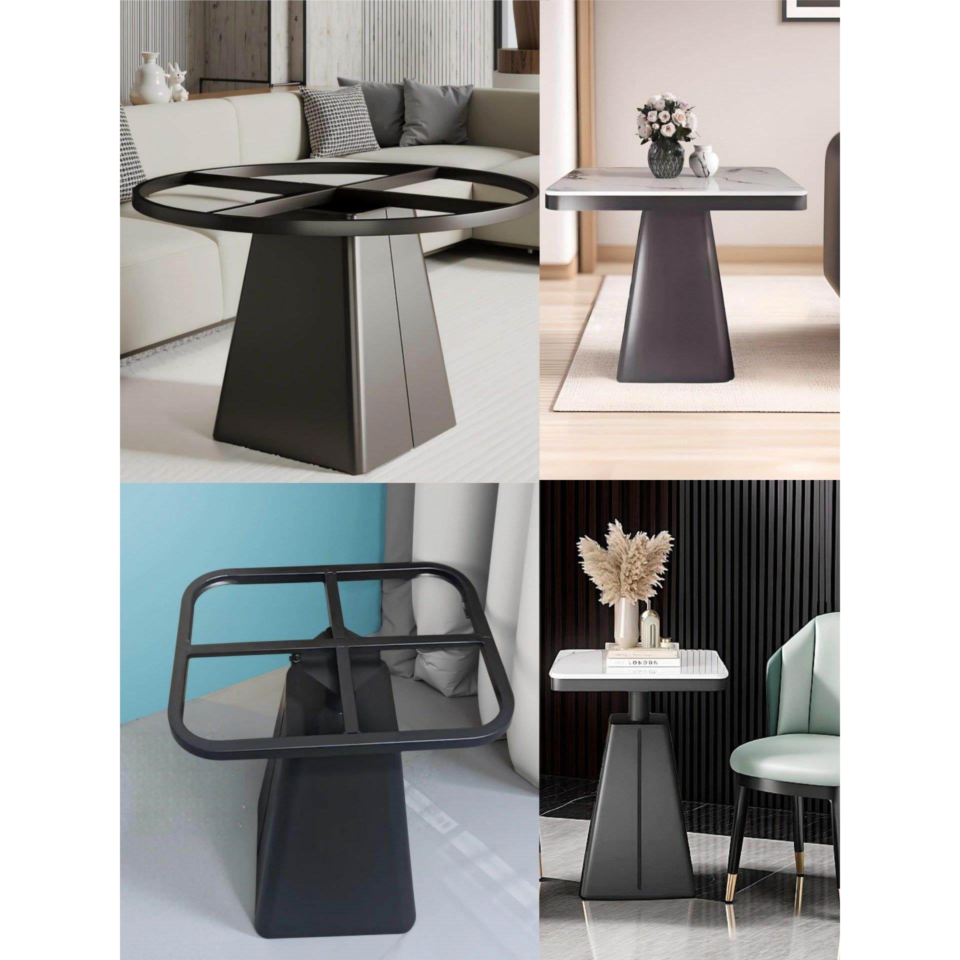 圆形餐桌脚岩板桌腿支架边几底座碳素钢桌子腿大理石茶几脚架,住宅家具,桌腿/桌架,淘宝优惠券,粉丝福利购,淘宝优惠卷