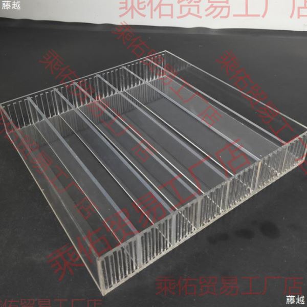 文具店展示架透明放橡皮擦收纳盒亚克力任意分隔盒手账胶布陈列架