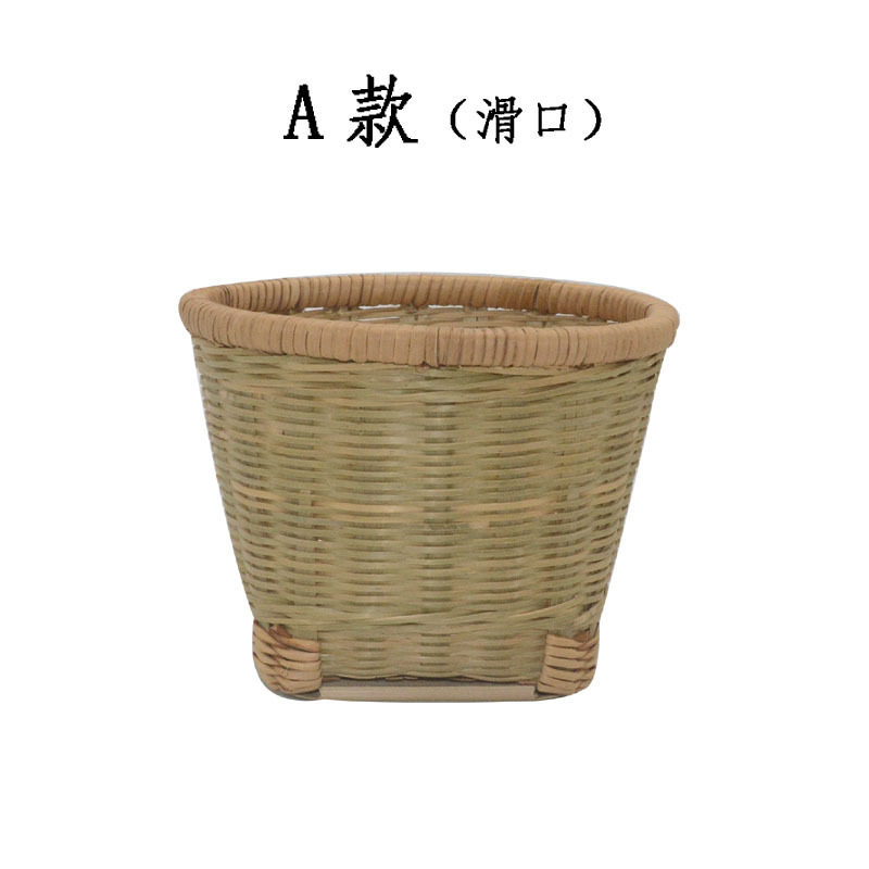 小竹筐竹制品手工编织藤编收纳盒
