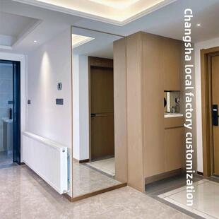 长沙地方工厂定制5mm厚超白防爆梳妆镜全身镜贴面镜