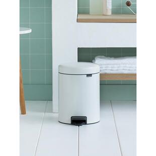 brabantia柏宾士垃圾桶进口脚踏式不锈钢卫生间家用带盖分类桶5L