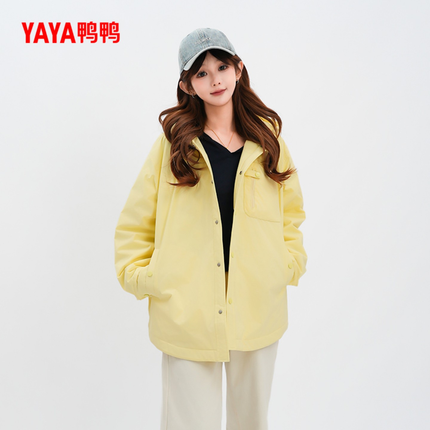 鸭鸭时尚休闲夹克羽绒服