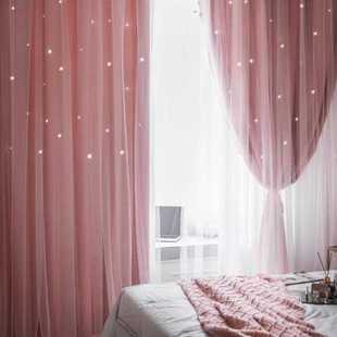 卧室免打孔安装 BC10窗帘加厚遮光挂钩式 阳台遮挡遮阳帘隔音2023年