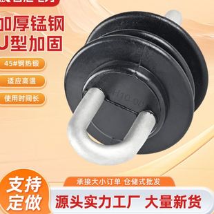 现货拉紧绝缘子硅胶材质复合绝缘子拉线架空线路拉紧黑色支柱