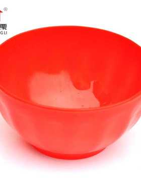 红色学吃饭碗婚礼喜庆红色塑料908碗 上供红大碗