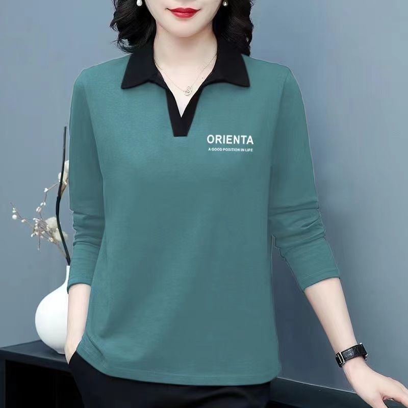 妈妈洋气减龄大码打底衫上衣