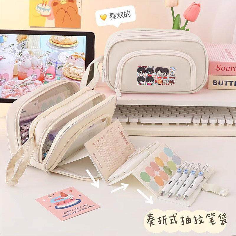 莎头组合孙颖莎楚钦应援周边乒乓球明星收纳包大容量笔袋文具盒,文具电教/文化用品/商务用品,笔袋,淘宝优惠券,粉丝福利购,淘宝优惠卷