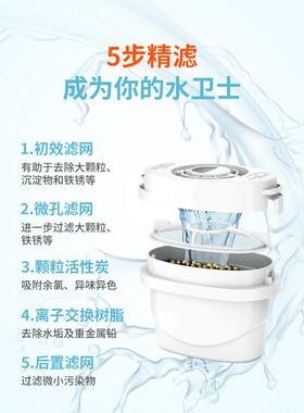 英国安信泉碧节三洋净水杯滤锅，滤芯Swp820除垢滤芯氯杂质