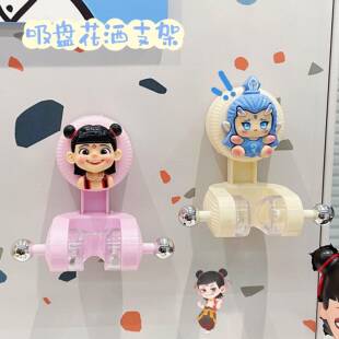 儿童花洒支架蓬蓬头固定器可移动吸盘免打孔强力卫生间浴室创意