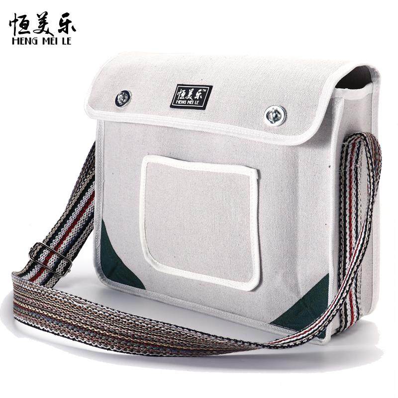 恒美乐热卖加厚工地耐磨白色多功能电工木瓦工维修定制帆布工具包