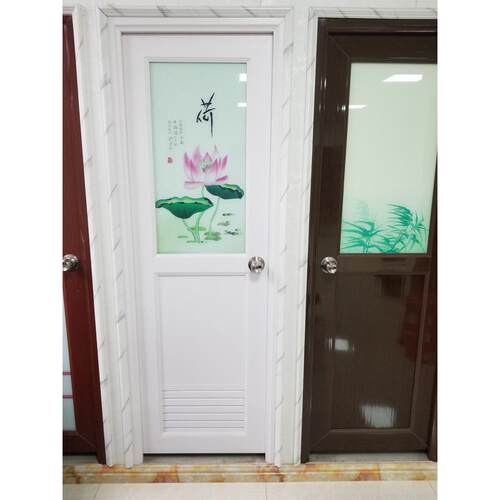 金泰浴室卫生间门定制家居简单Pvc浴室门阳台门厨房门塑料门定制
