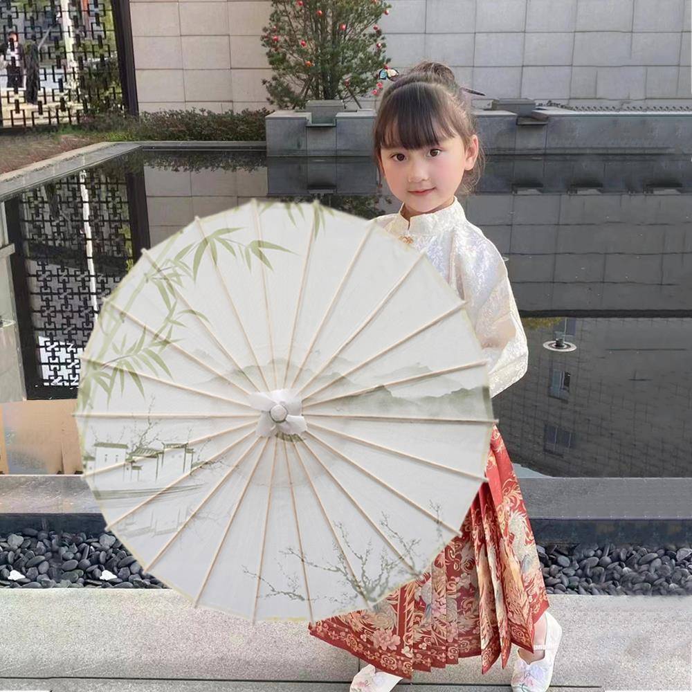 儿童古风伞古典舞跳舞伞道具舞蹈伞中国风女童汉服搭配古装油纸伞