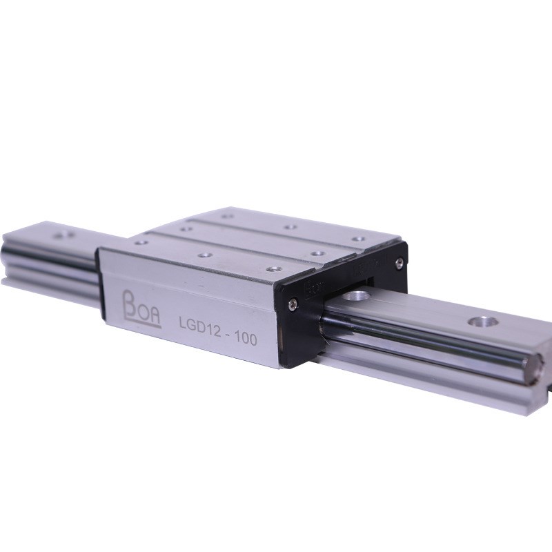 外置双轴心导轨 LGD12直线导轨滑块 切割机导轨外滑式铝轨现货