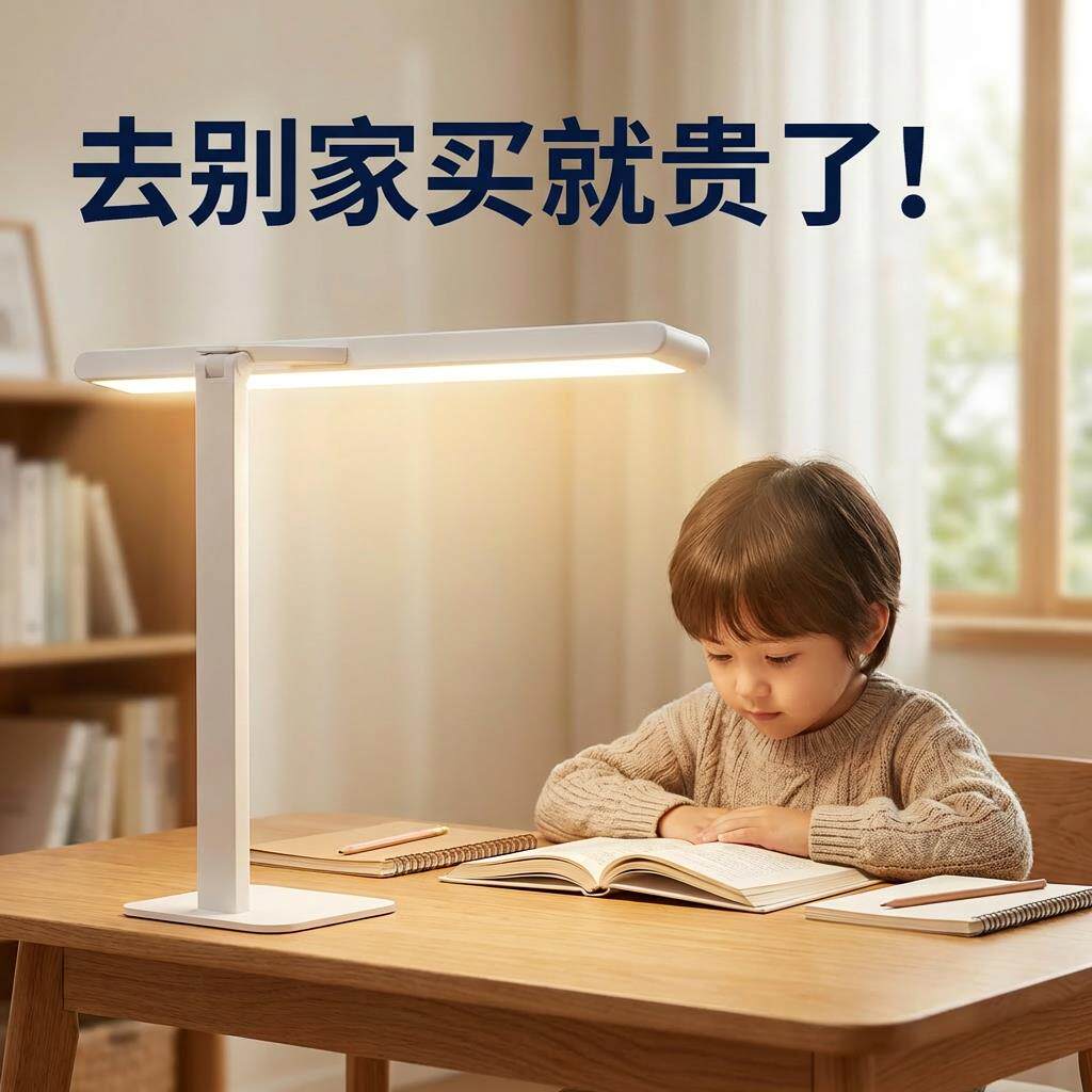 护眼灯台式桌面大路灯智能学习专用儿童书桌灯防近视国aa级