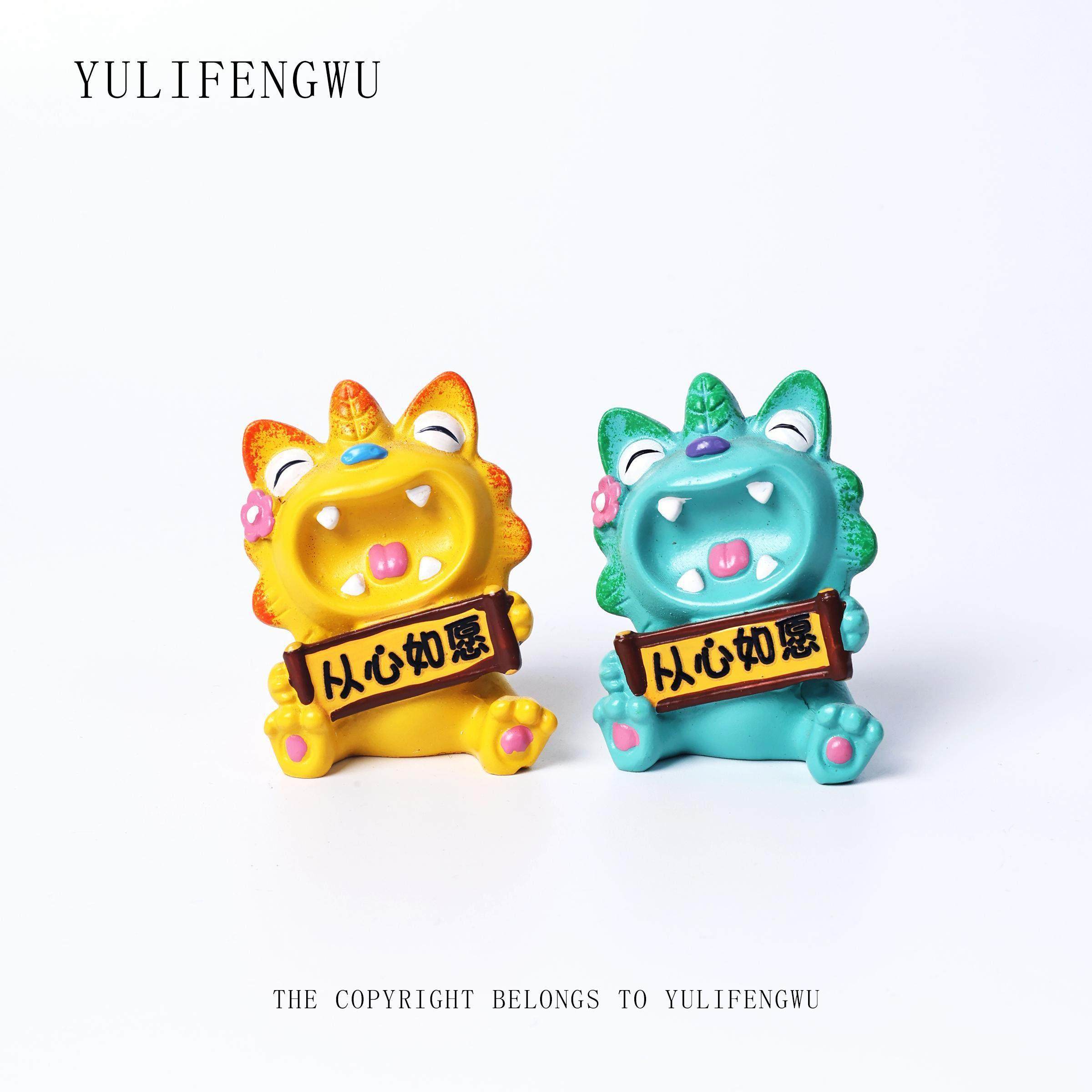 鱼里风物｜从心如愿 瓦猫摆件小号云南非遗文创办公室桌面装饰礼,家居饰品,装饰摆件,淘宝优惠券,粉丝福利购,淘宝优惠卷