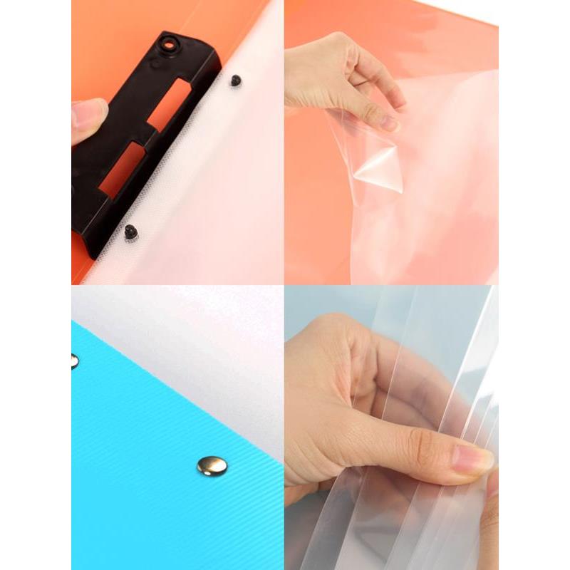 康柏A1文件夹打孔插入多层活页资料书素描相册海报文件夹存储书内