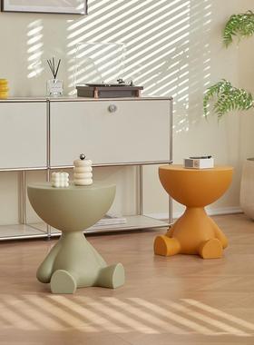 简约创意设计网红客厅玄关摆件家用小平头装饰摆件床边收纳置物架