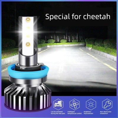 猎豹Cs10飞扬Cs9西岭Q6飞腾贝尔Ct7黑色金刚Cs6Led大灯改装左右光