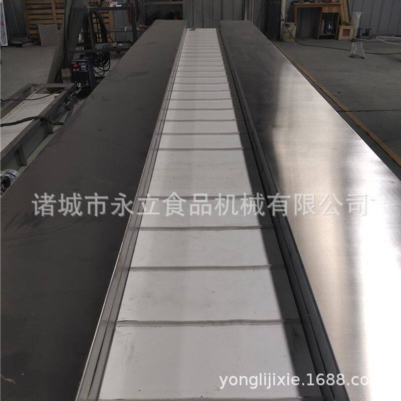 小龙虾挑拣线 不锈钢虾尾去头剥虾工作台 口味虾双层输送带厂家