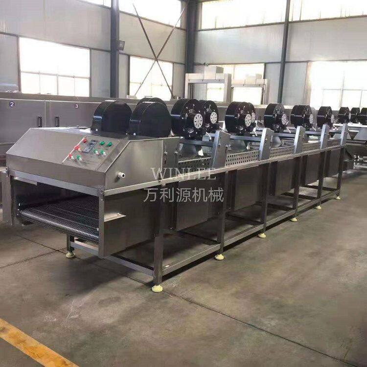 厂家销售金针菇包装袋翻转式风干机 商用全自动连续式风干设备