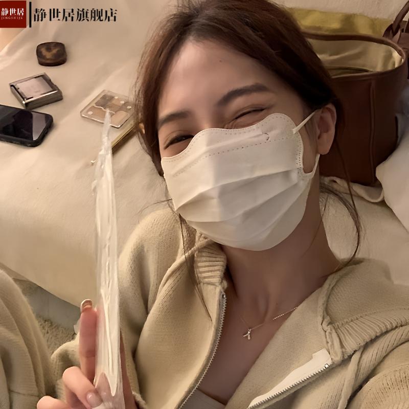大版蝴蝶形一次性口罩女高颜值