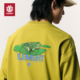 美国ELEMENT滑板长袖 T恤男黄绿色青蛙印花索罗娜凉感速干运动上衣