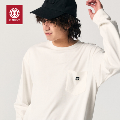 美国ELEMENT滑板长袖T恤