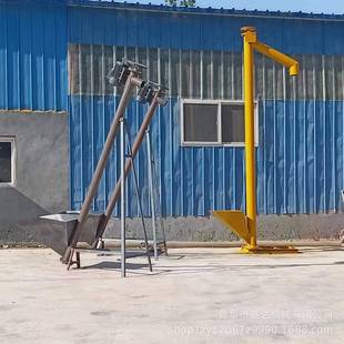 自动化上料螺旋提升机供应U型输送机养殖场饲料螺杆上料机