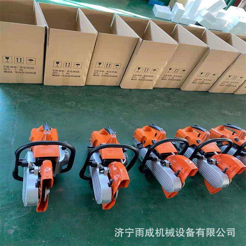 便携式汽油无齿锯72型手提式破拆切割锯全成双轮异向切割锯厂家