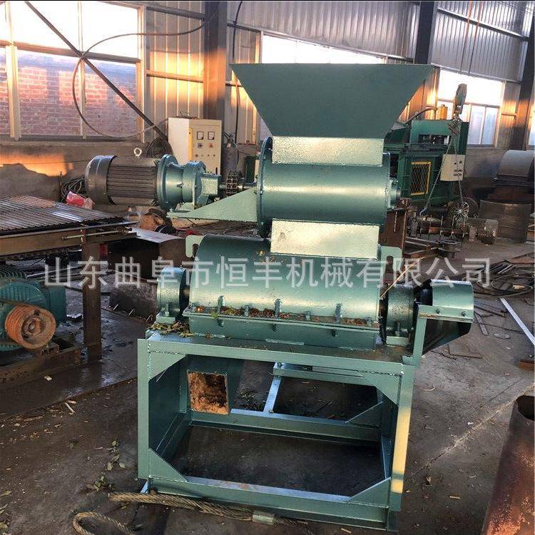 强制进料高湿蘑菇菌渣粉碎机高粘发酵饲料粉碎机稻壳酒糟粉碎机