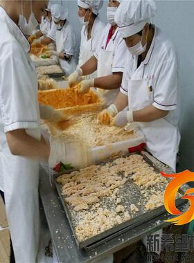 雪花鸡柳专用上糠机新希望自主研发的上糠设备无骨柳条裹糠机